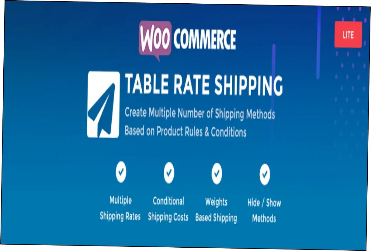 WooCommerce Table Rate Shipping Nulled